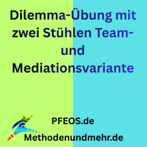 Dilemma-Übung mit zwei Stühlen Team- und Mediationsvariante